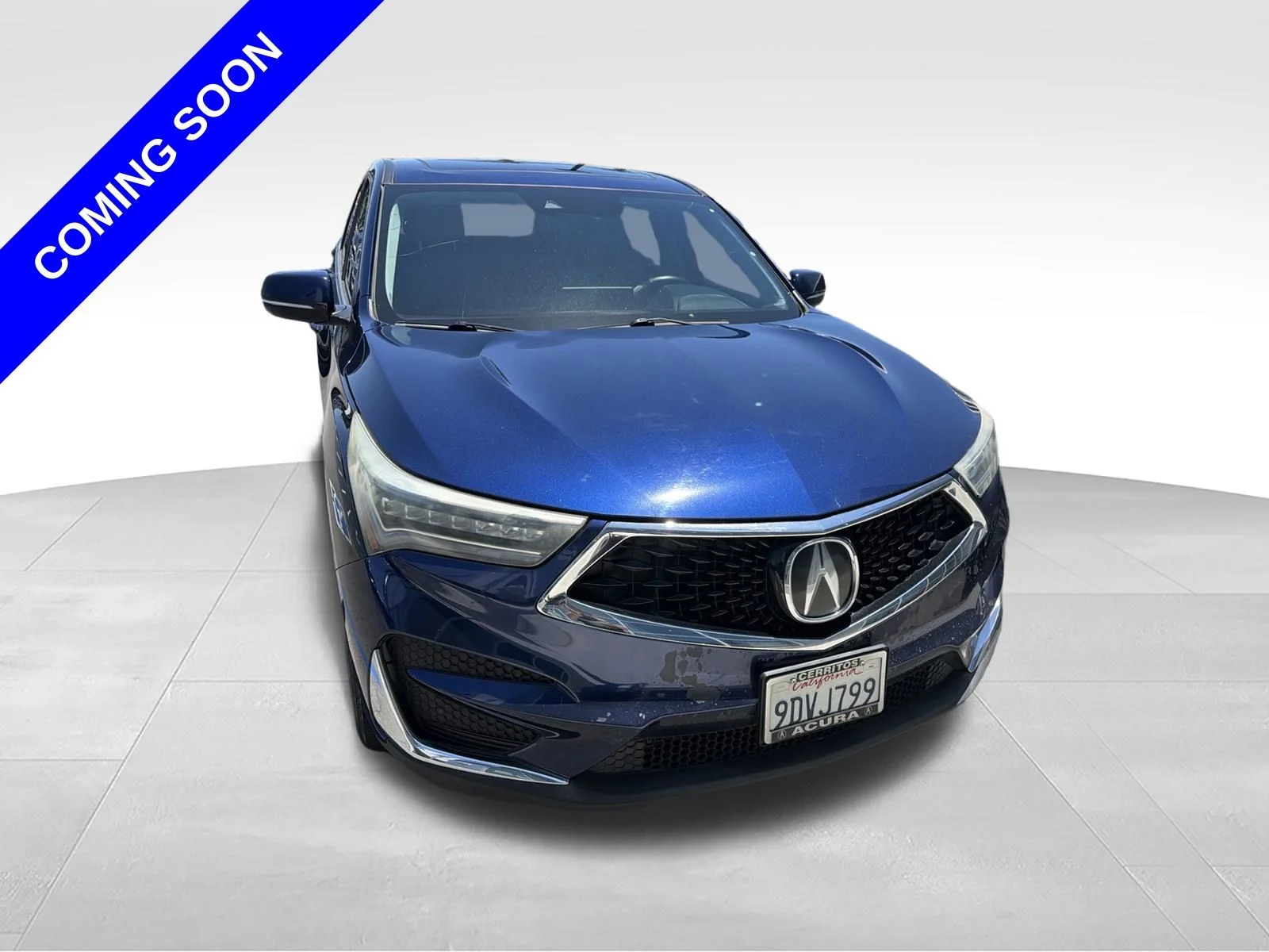 Certified Used 2020 Fathom Blue Pearl Acura with Technology image 1