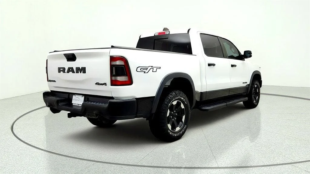 Used 2023 Bright White Clearcoat Ram Rebel 4x4 Crew Cab 5