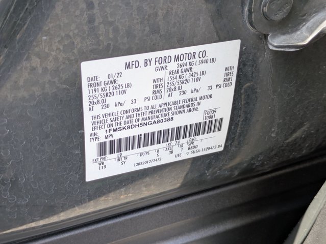 Used 2022 Forged Green Metallic Ford XLT image 68