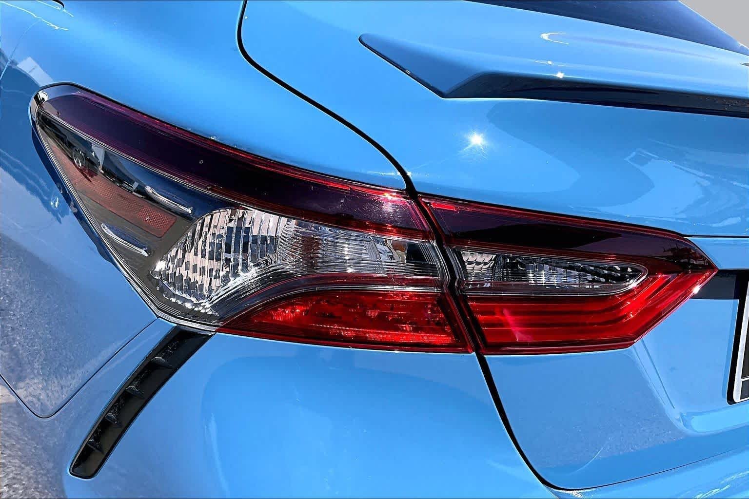 Used 2023 Cavalry Blue Toyota SE image 32