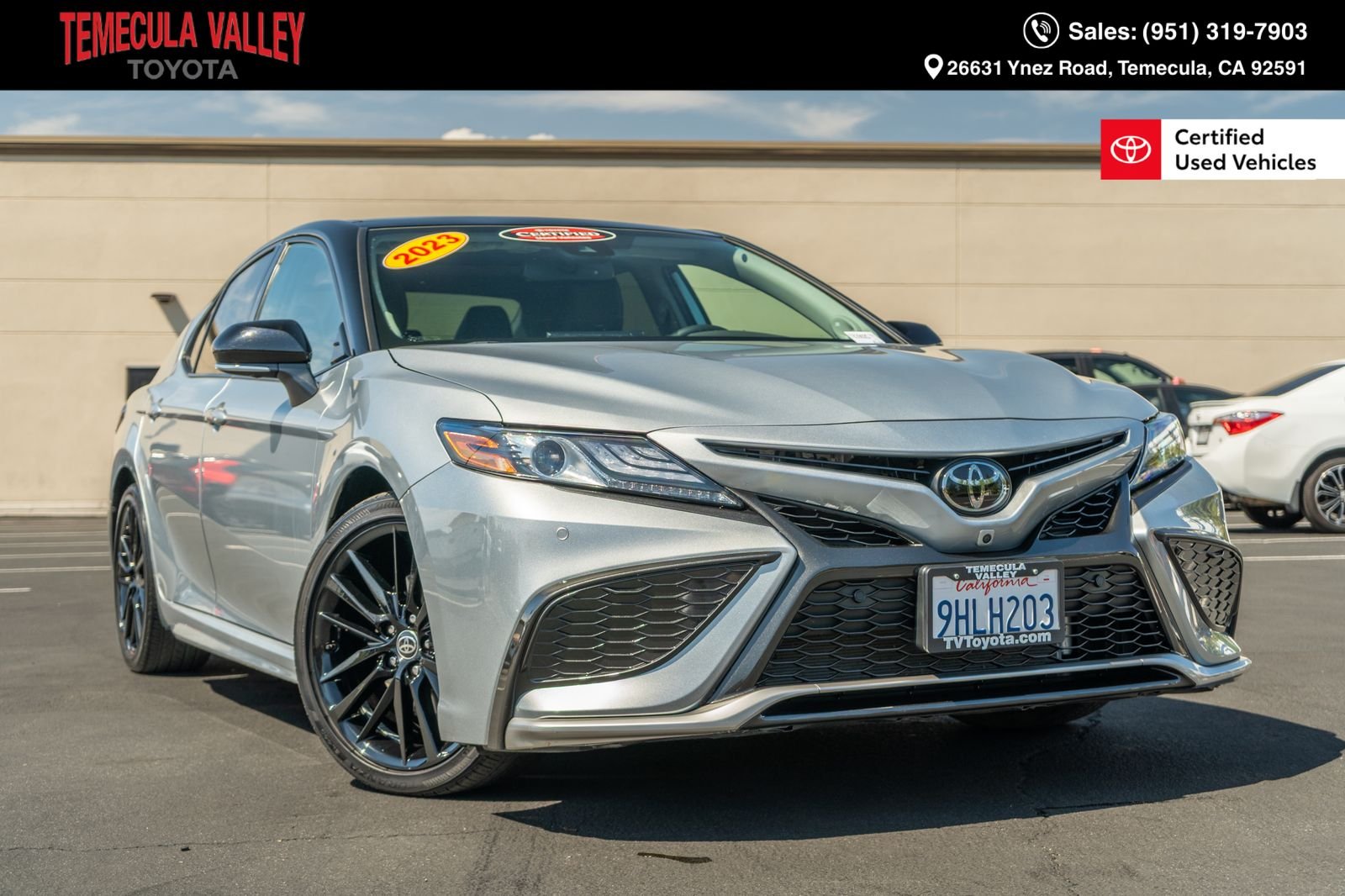 Certified Used 2023 Celestial Silver Metallic Toyota XSE V6 image 1