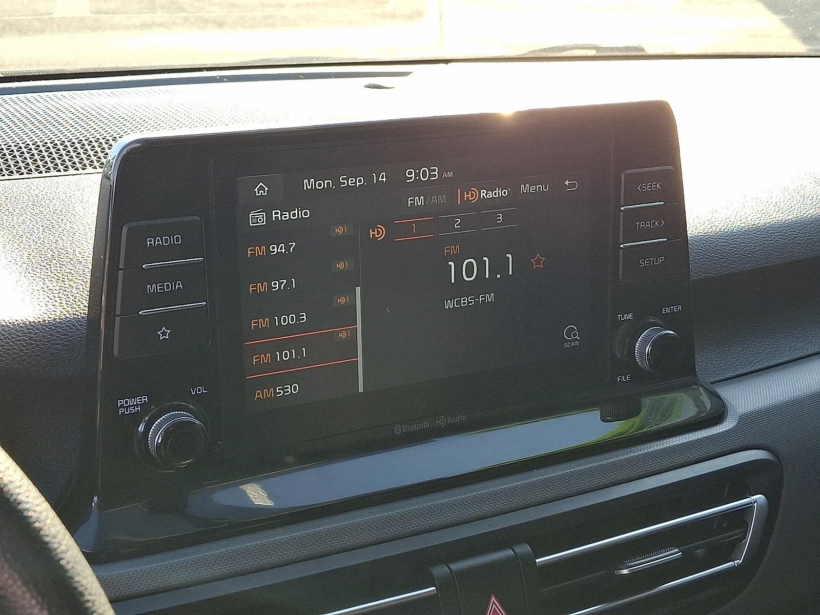 Used 2021 Cherry Black Kia LX image 17