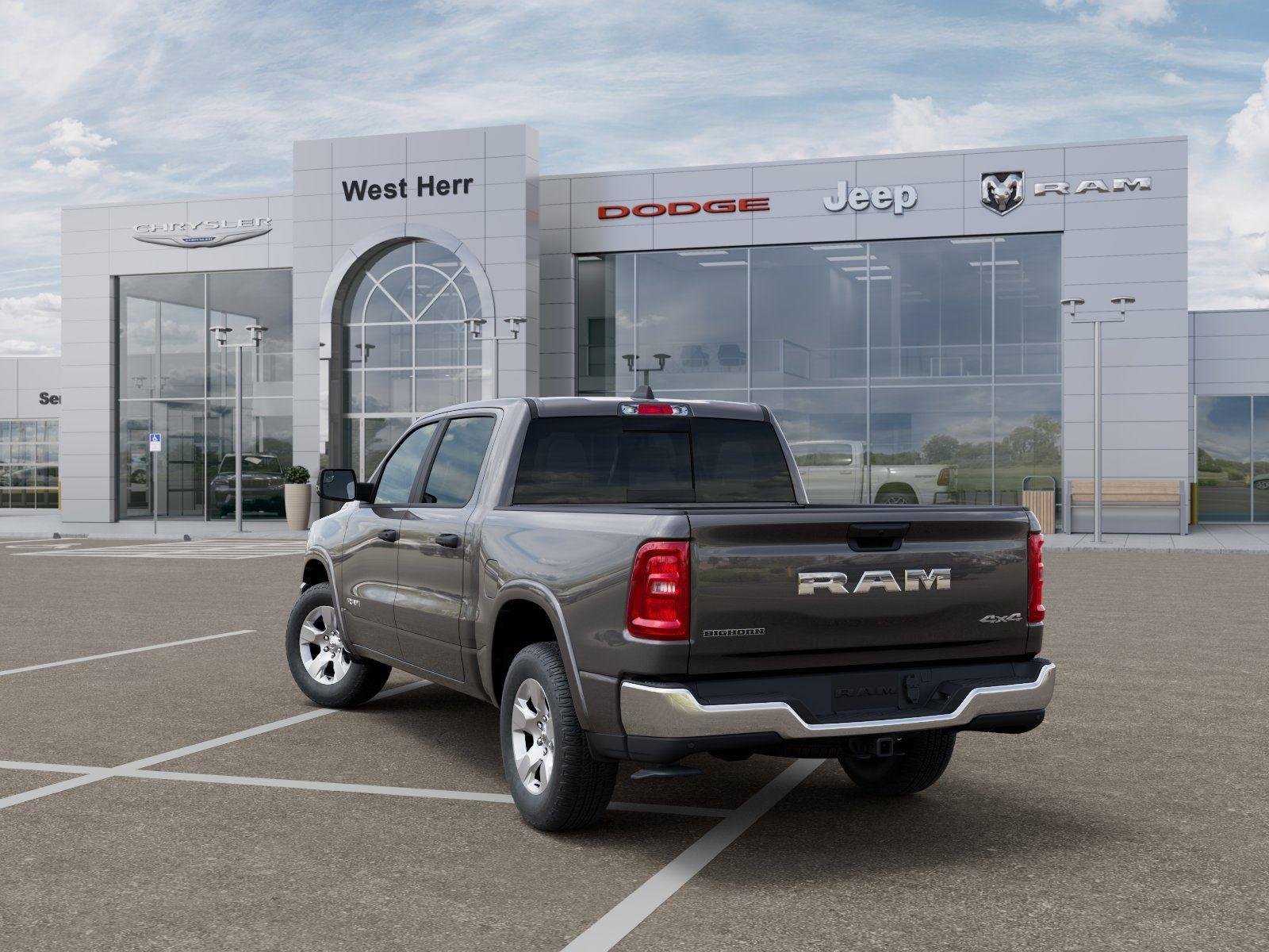 Used 2026 Granite Crystal Metallic Clear Ram RAM 1500 BIG HORN CREW CAB 4X4 image 3