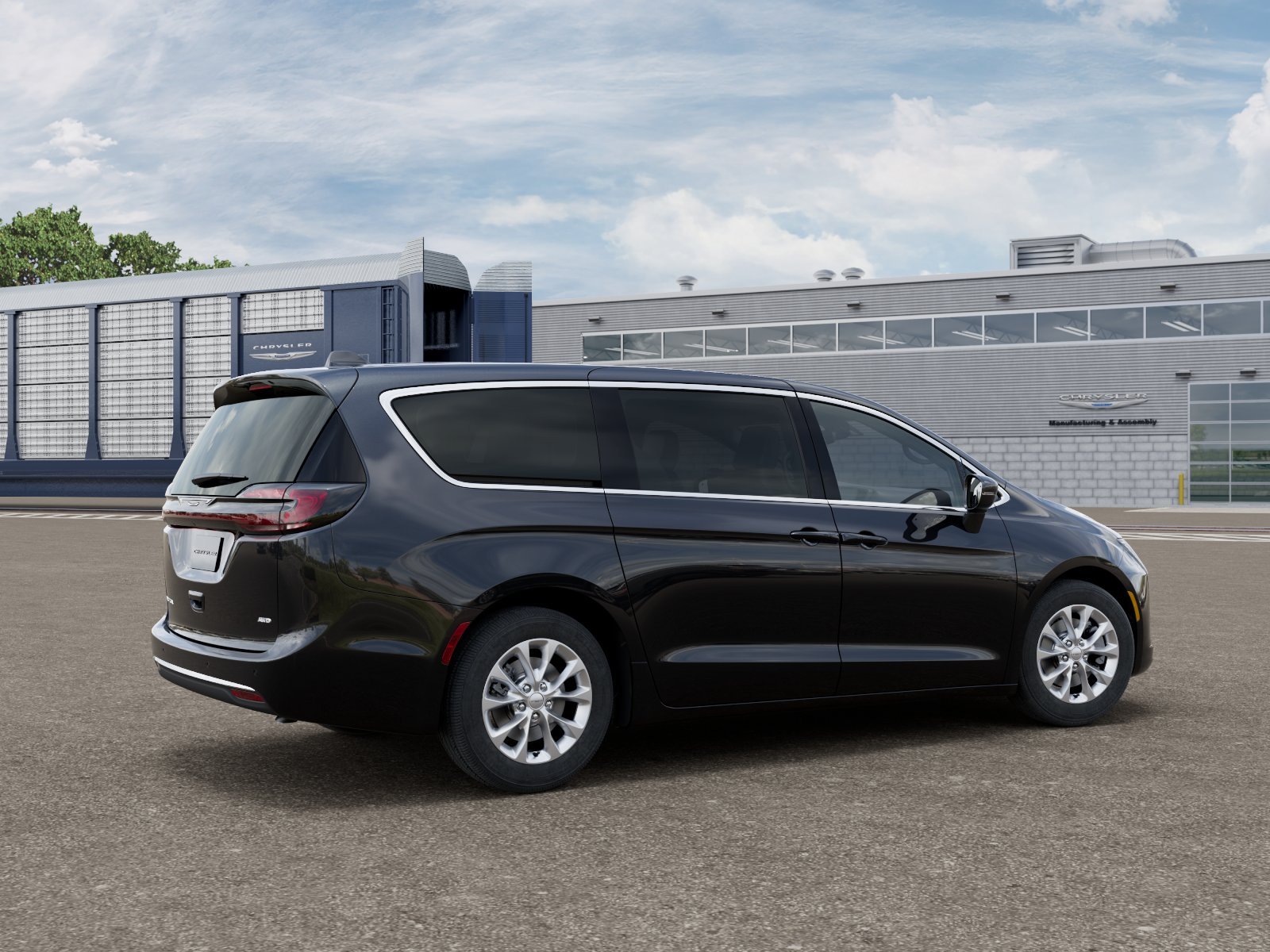 New 2027 Diamond Black Crystal Pearl-Coat Exterior Paint Chrysler Select image 2