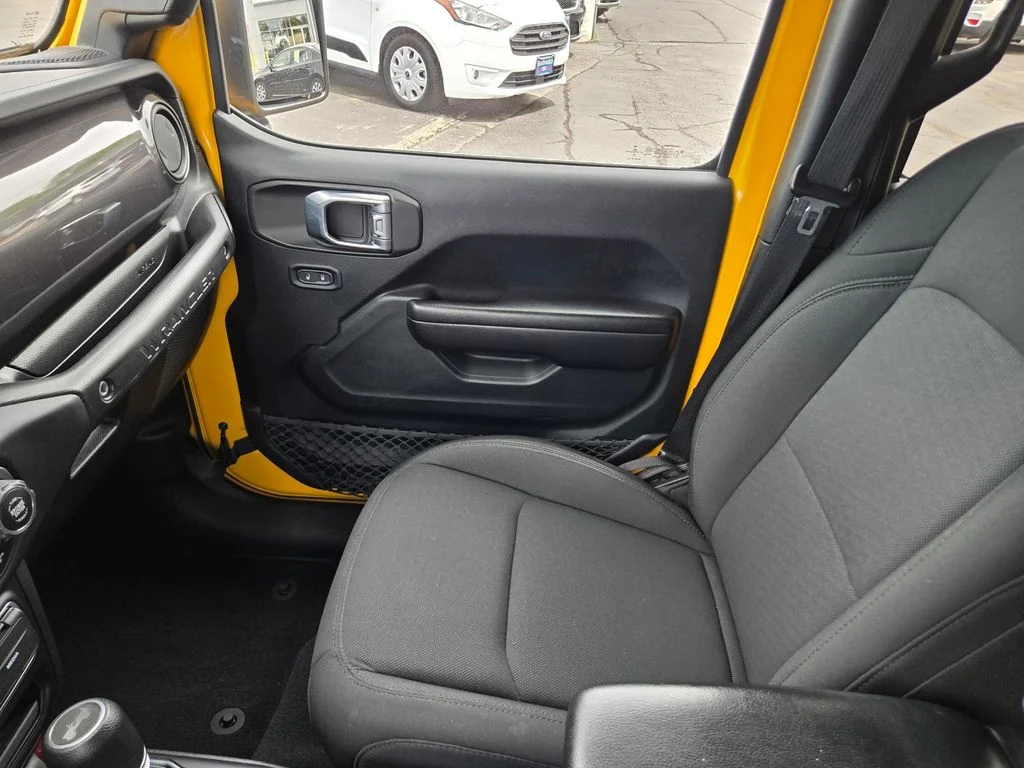 Certified Used 2021 Baja Yellow Clearcoat Jeep Unlimited Sport Altitude image 14