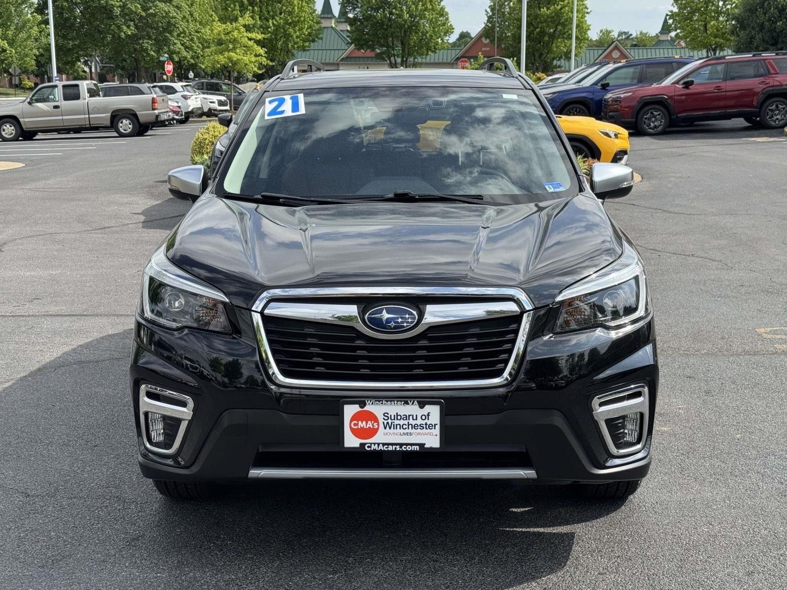 Used 2021 Crystal Black Silica Subaru Touring image 6