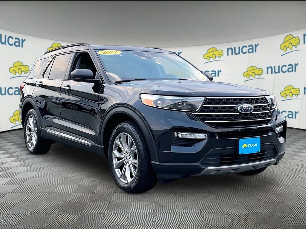 Used 2022 Black Ford XLT image 1