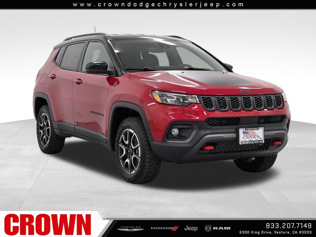 New 2026 Red Hot Pearl-Coat Exterior Paint Jeep Trailhawk image 3