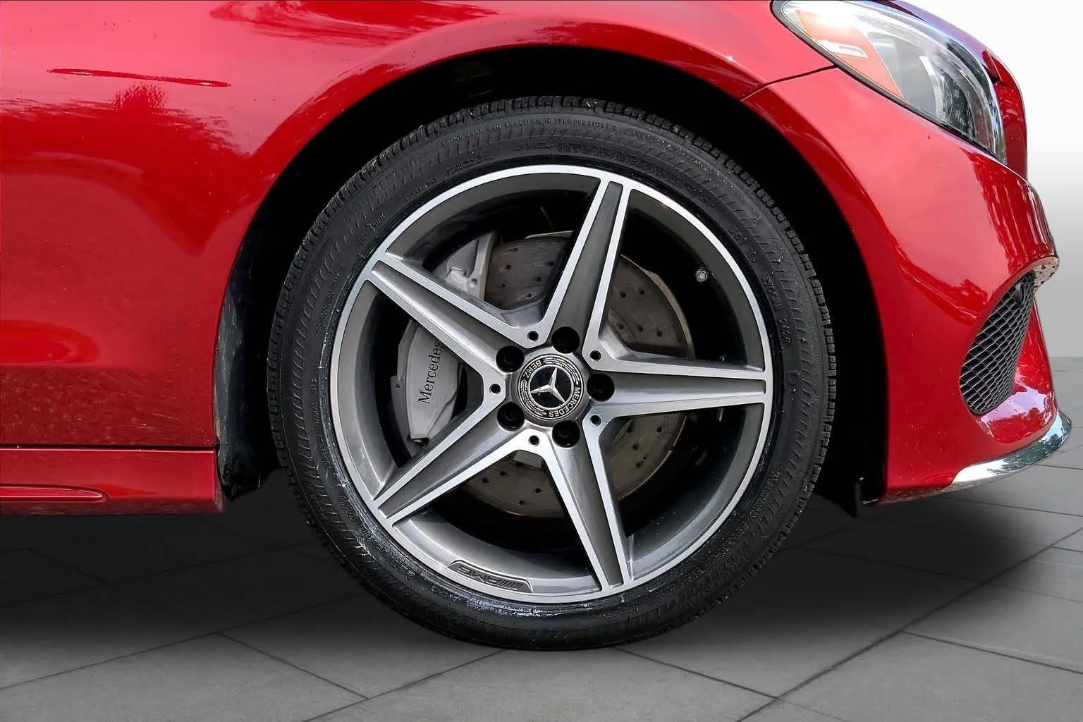 Used 2018 designo Cardinal Red Metallic Mercedes-Benz C 300 image 11