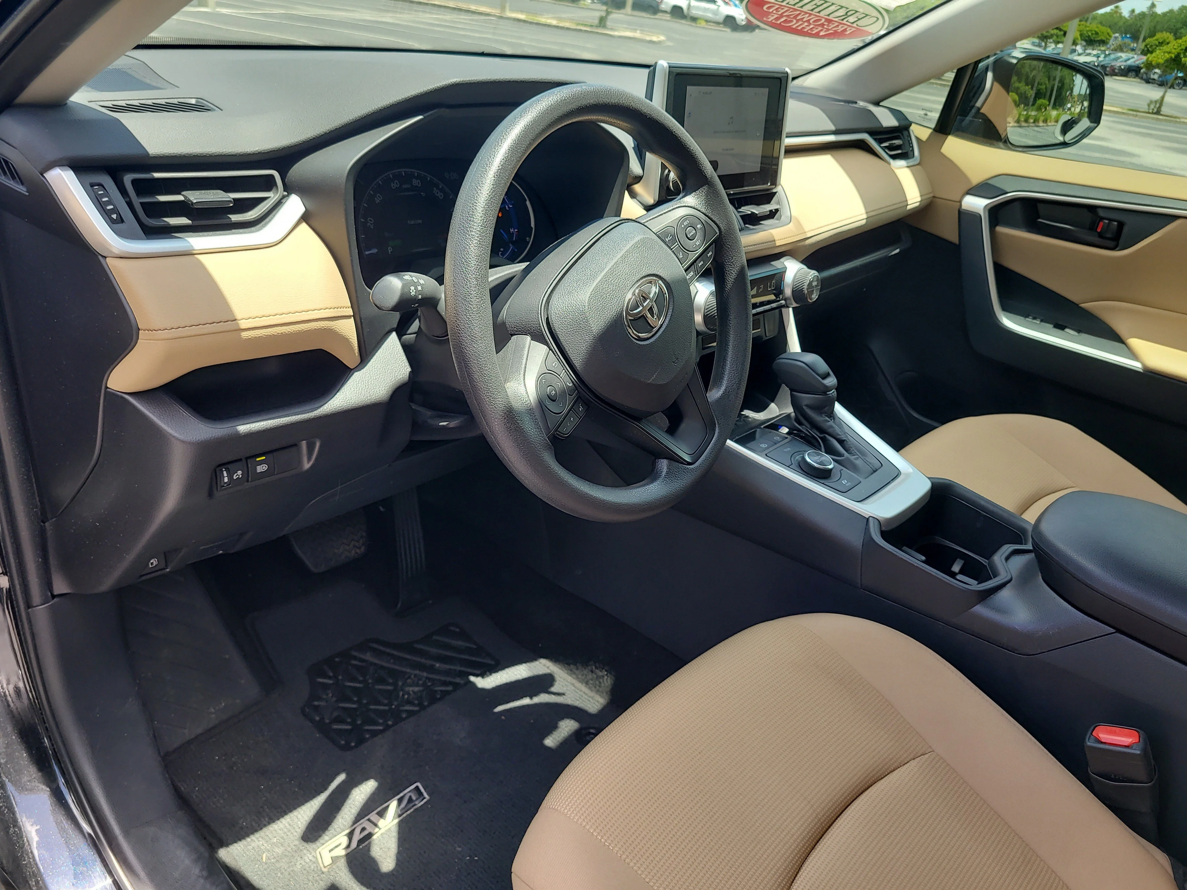 Certified Used 2025 Midnight Black Metallic Toyota Hybrid LE image 17