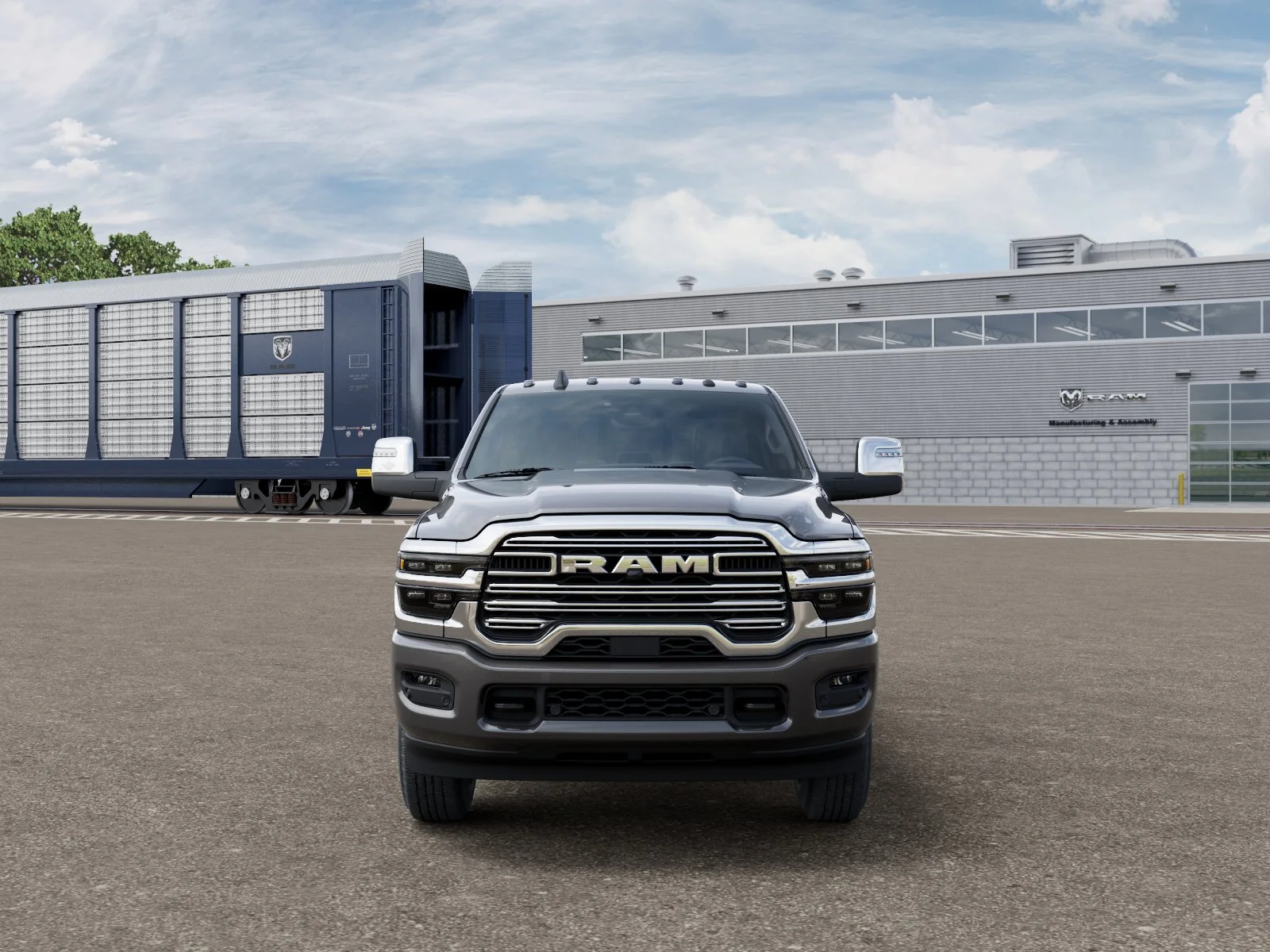 New 2026 Granite Crystal Metallic Clear-Coat Exterior Paint RAM LARAMIE image 6