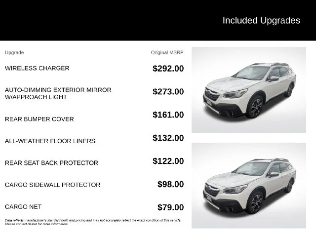Used 2022 White Subaru Touring XT image 5