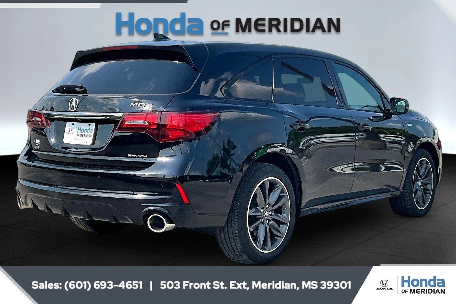 Used 2020 Majestic Black Pearl Acura SH-AWD w/Tech w/A-SPEC image 11