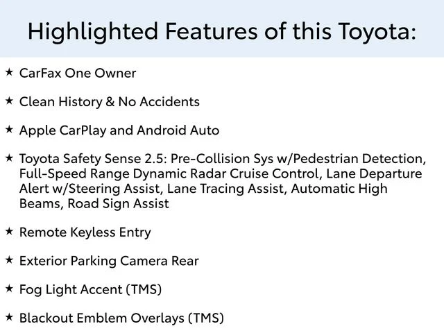 Used 2023 Black Toyota LE image 2
