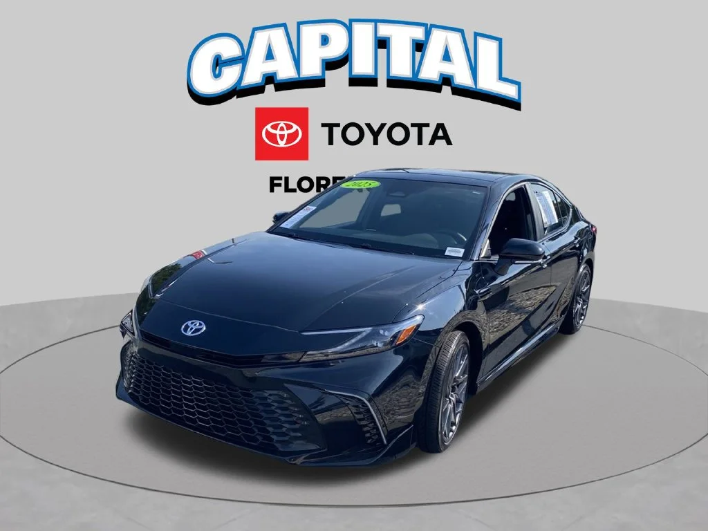 Used 2025 Black Toyota XSE image 2
