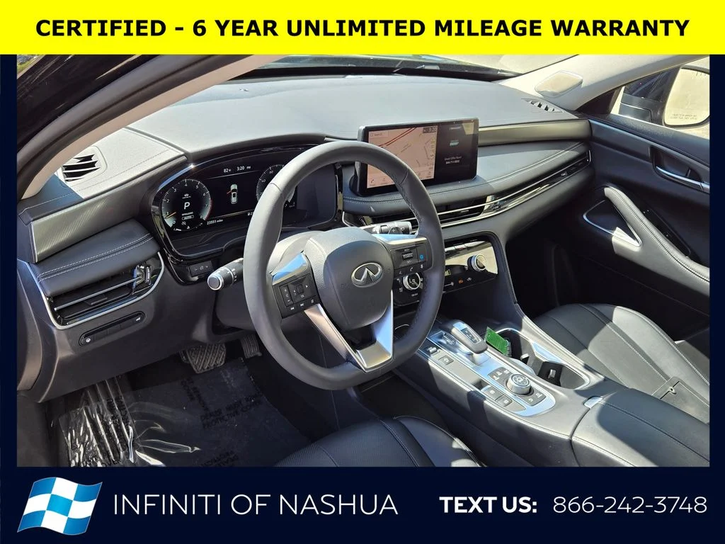 Certified Used 2023 Black INFINITI LUXE image 7