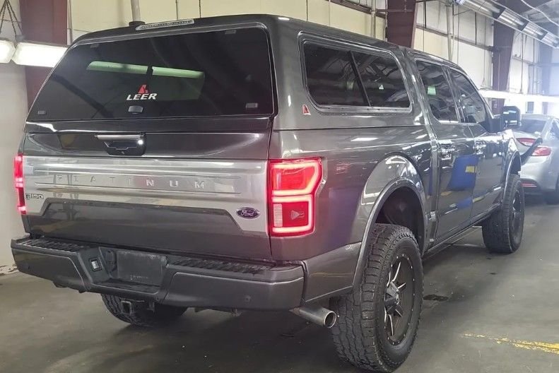 Used 2018 Gray Ford Platinum image 2