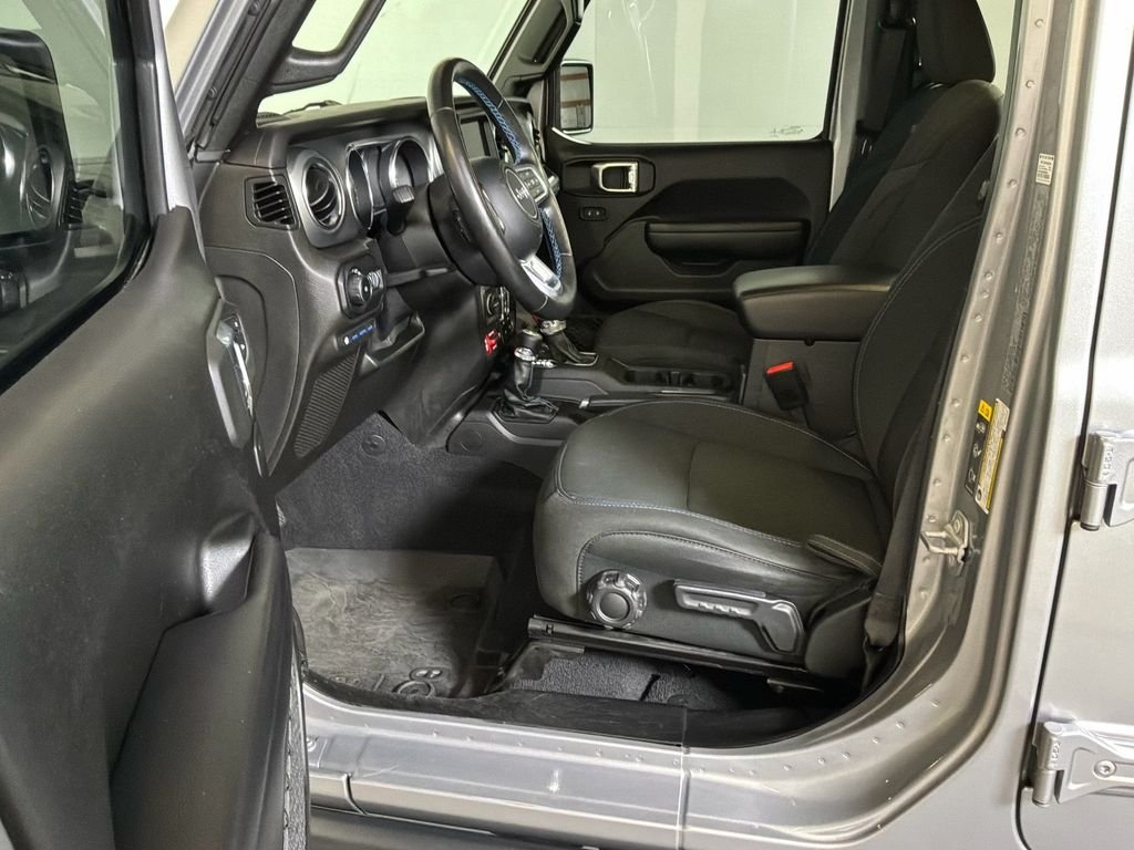Certified Used 2021 Silver Jeep Unlimited Rubicon 4xe image 15