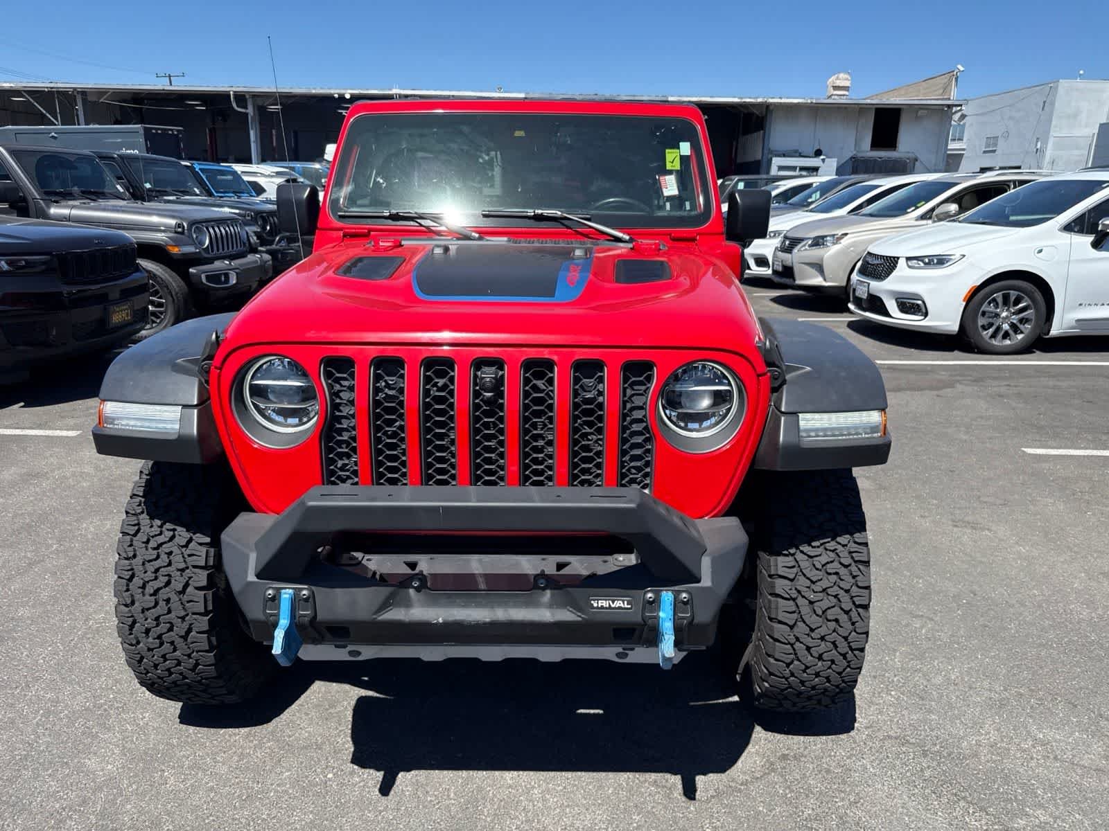 Used 2021 Firecracker Red Clearcoat Jeep Unlimited Rubicon image 4