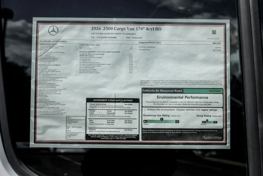 Used 2026 Arctic White Mercedes-Benz Cargo 170 WB image 23