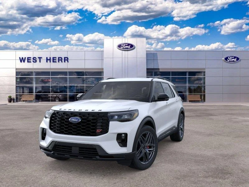 New 2026 Star White Metallic Tri-Coat Ford ST image 3