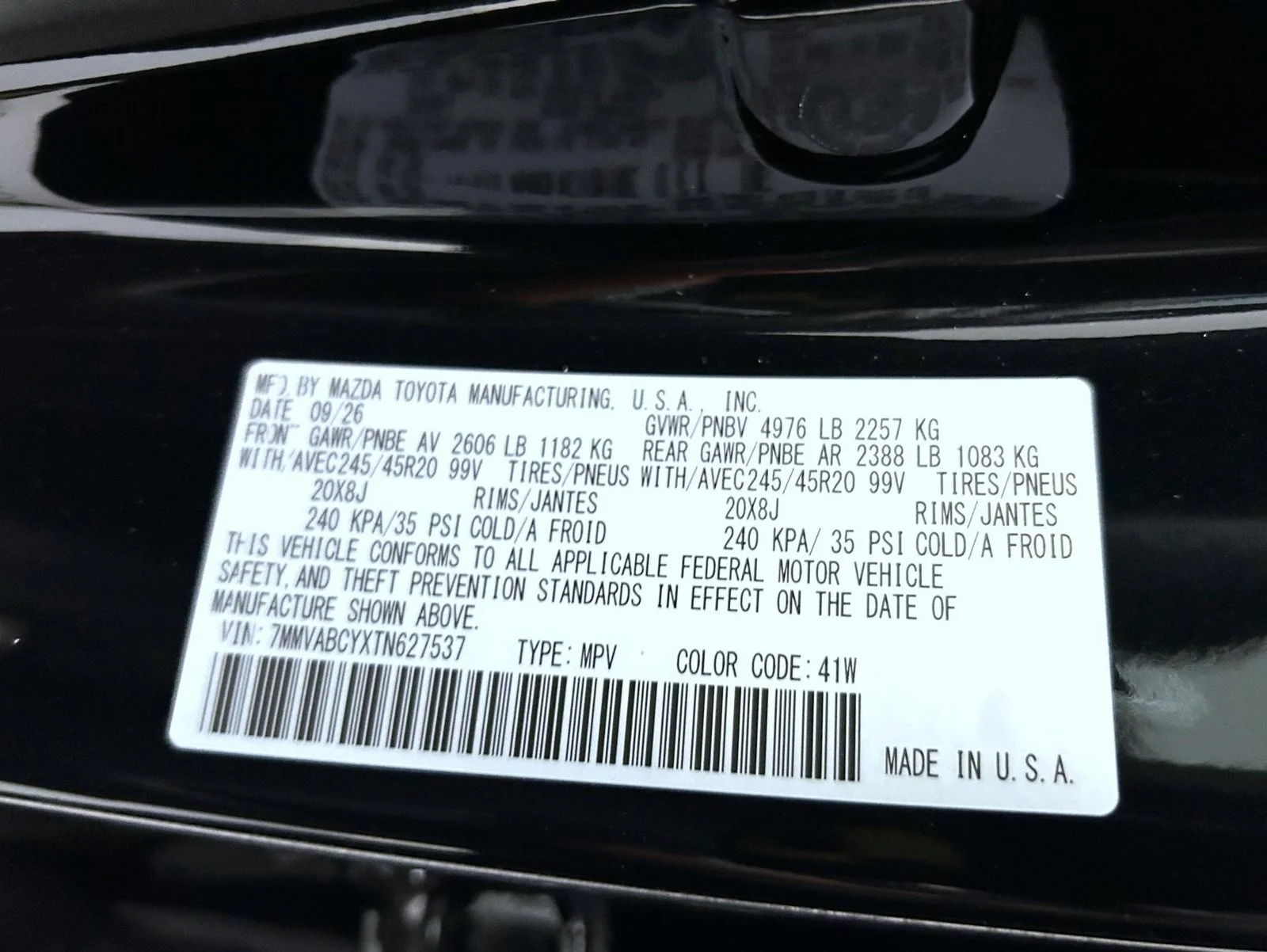 New 2026 Jet Black Mica Mazda 2.5 Turbo AWD image 26
