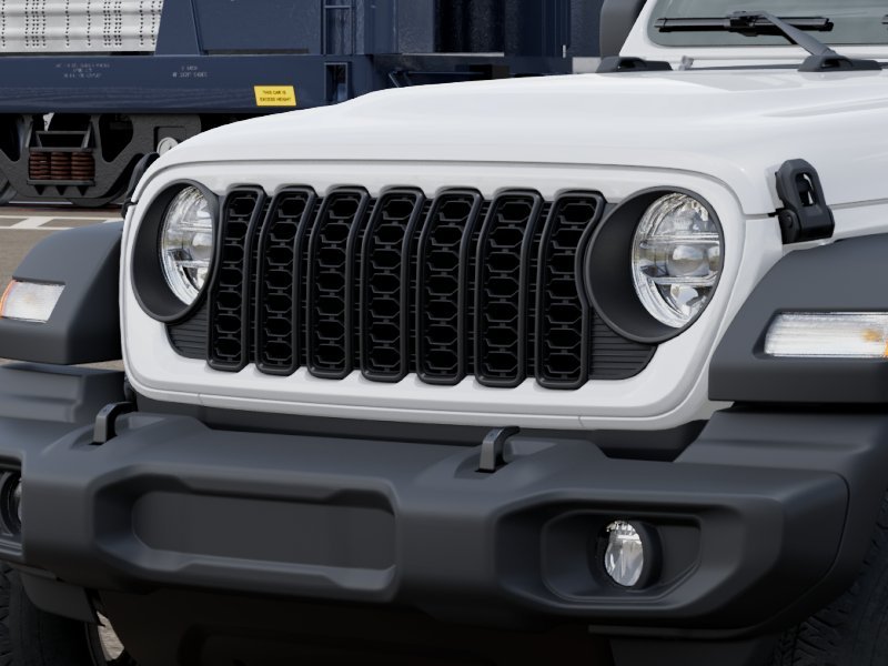 New 2026 Bright White Clear-Coat Exterior Paint Jeep Sport S image 7