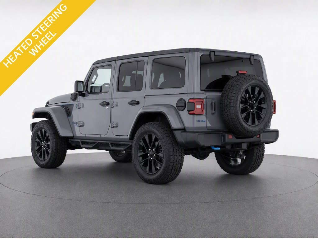 Used 2022 Gray Jeep Unlimited Sahara 4xe image 3
