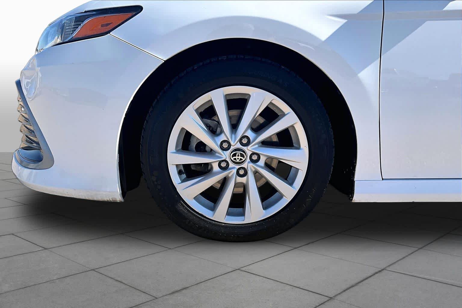 Used 2021 Super White Toyota LE image 11
