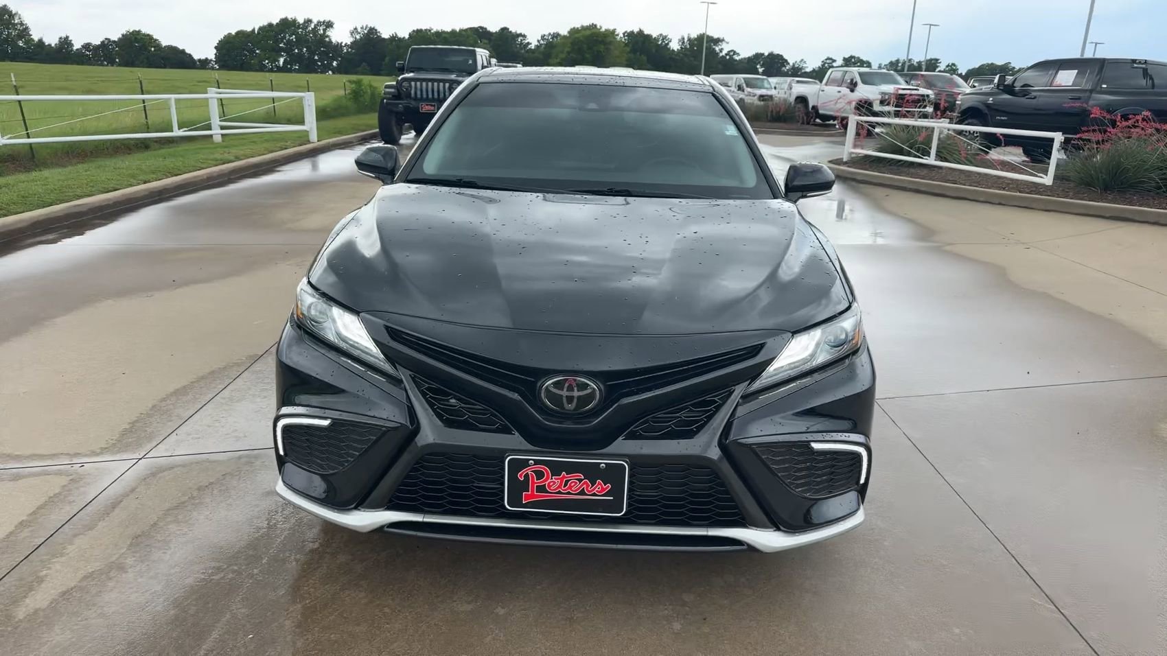 Used 2023 Midnight Black Metallic Toyota XSE image 4