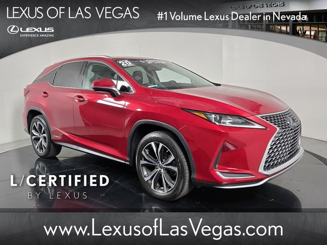 Certified Pre-Owned Matador Red Mica 2020 Lexus RX 450h 4D Sport