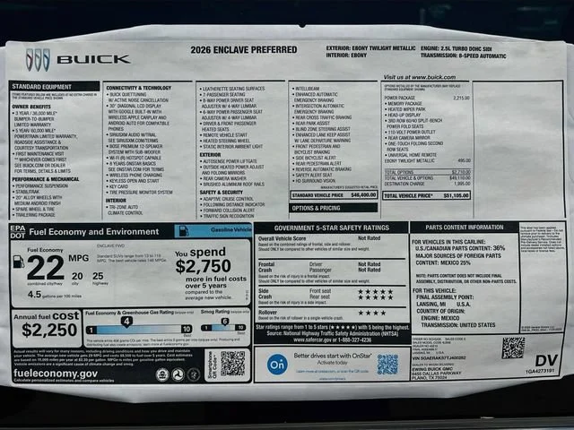 2026 Buick Enclave Preferred - Photo 21