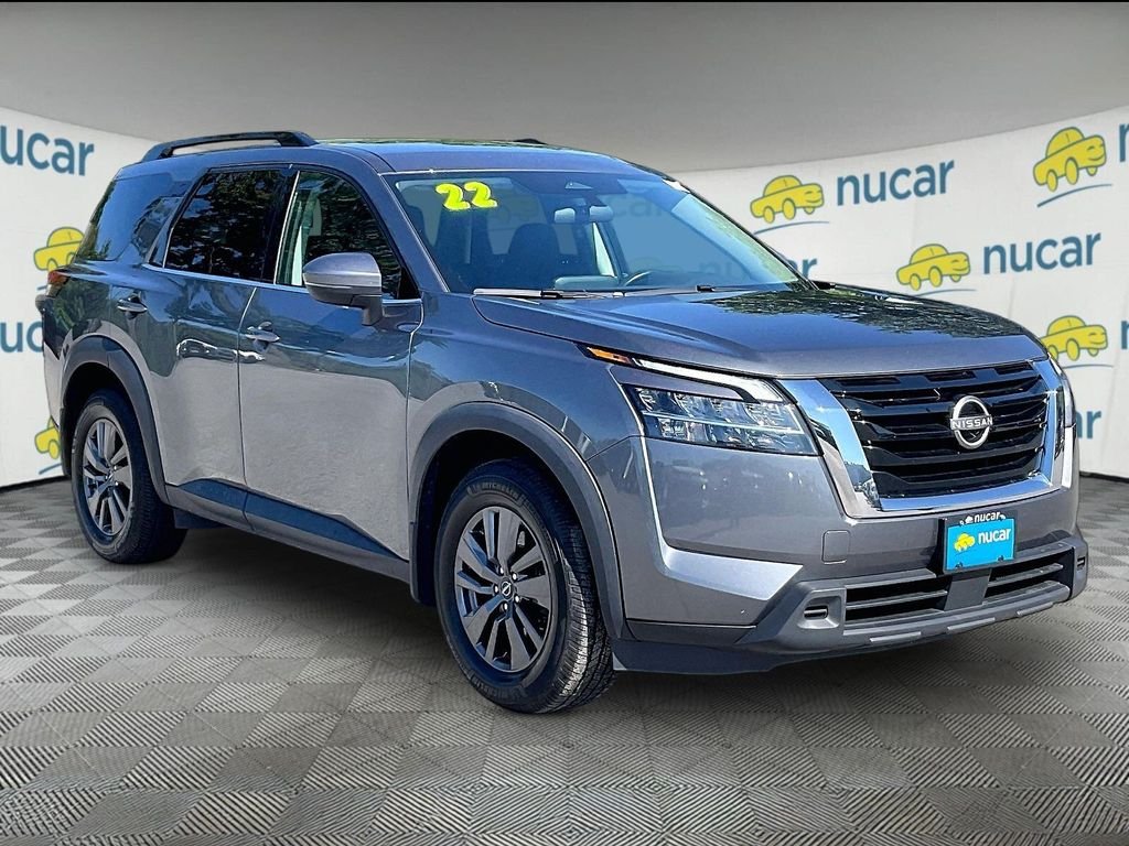 Used 2022 Gun Metallic Nissan SV image 1