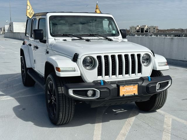 Certified 2023 Jeep Wrangler 4xe Sahara 4XE with VIN 1C4JJXP61PW553039 for sale in Brooklyn, NY