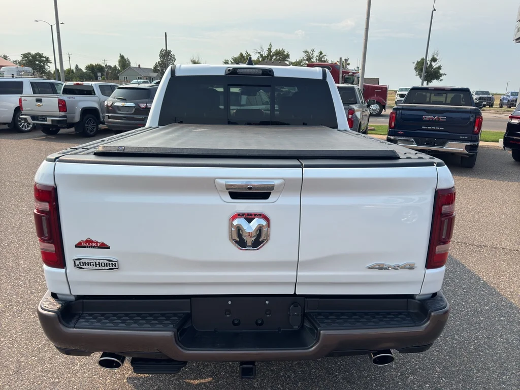 Used 2022 Ivory White Tri-Coat Pearlcoat Ram Longhorn image 7
