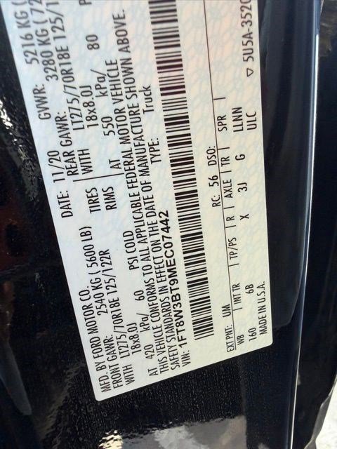 Used 2021 Black Ford LARIAT image 3