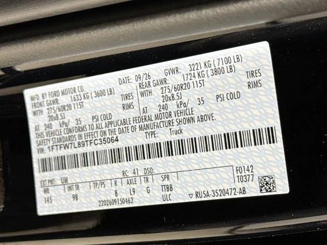 New 2026 Agate Black Metallic Ford Platinum® image 66