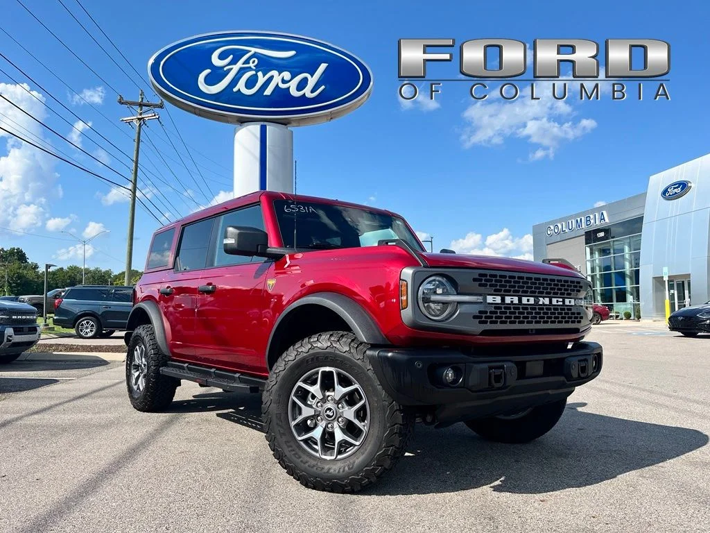 Used 2025 Red Ford Badlands image 1