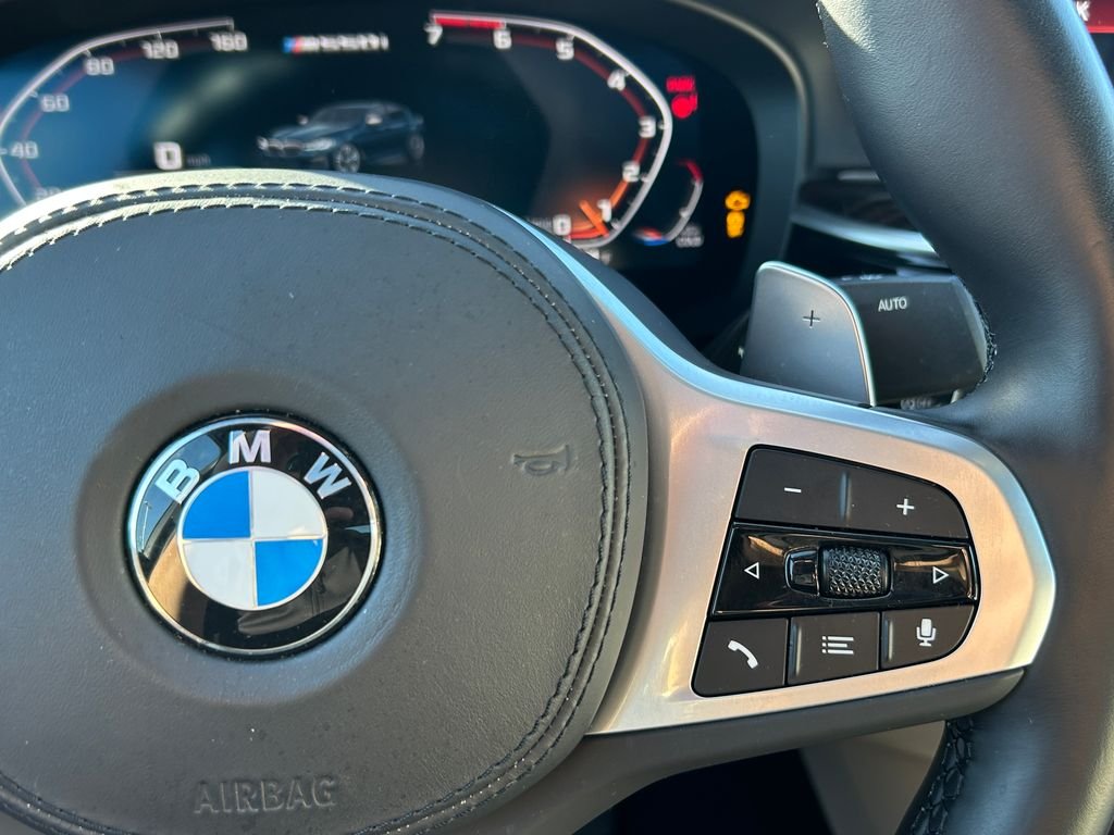 Used 2023 Arctic Race Blue metallic BMW M550i xDrive image 20