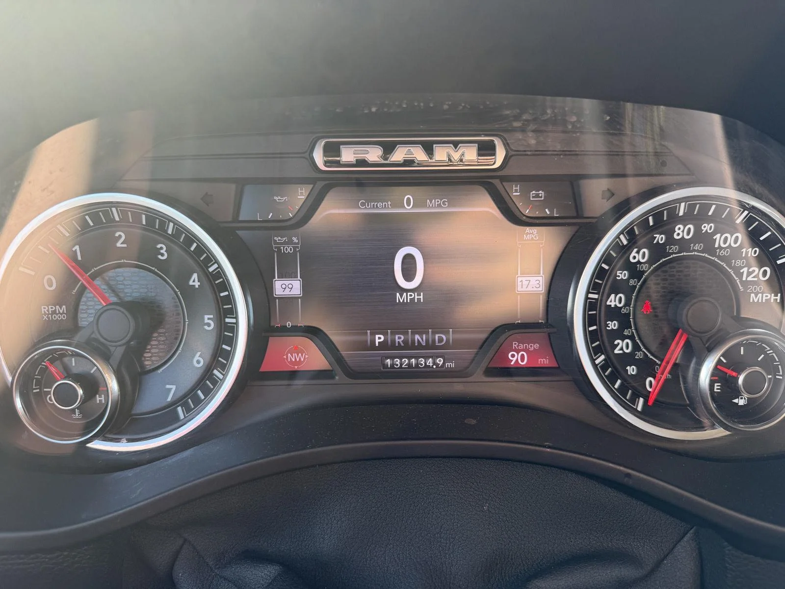 Used 2021 Bright White Clearcoat Ram Laramie image 10