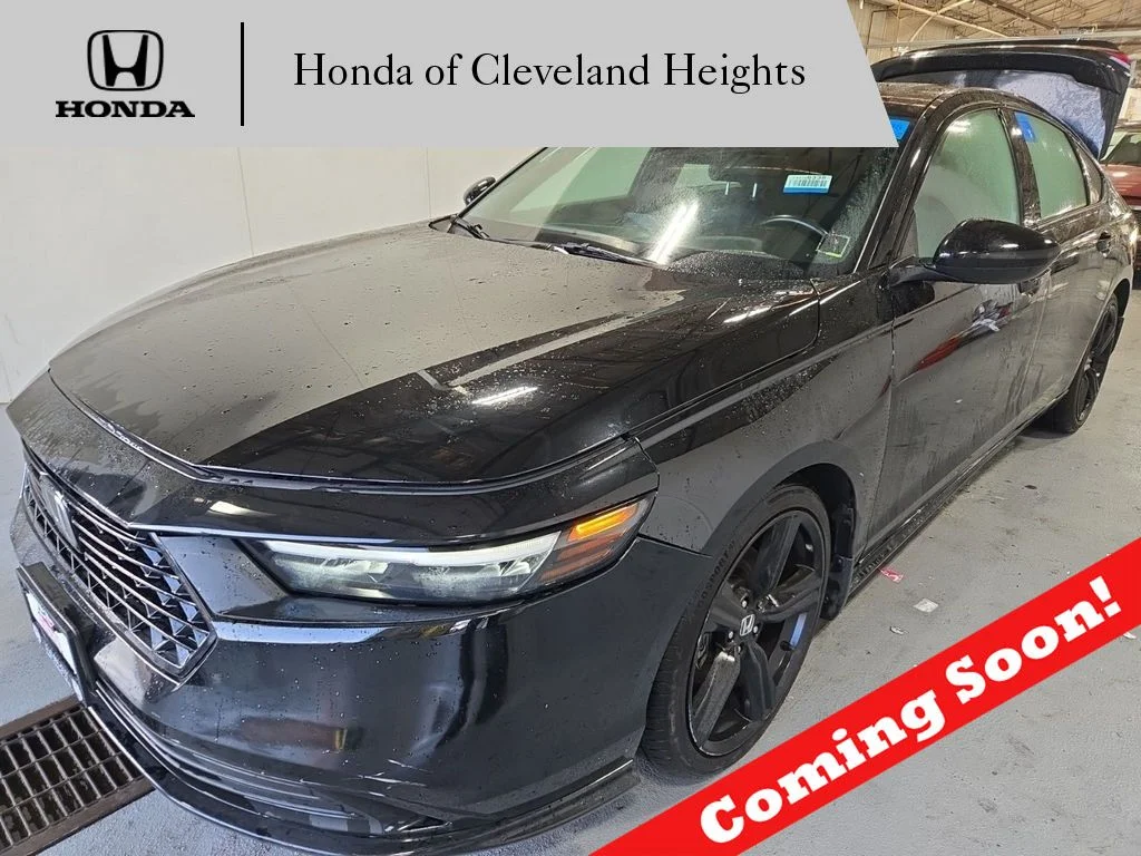 Used 2024 Crystal Black Pearl Honda Sport-L image 1