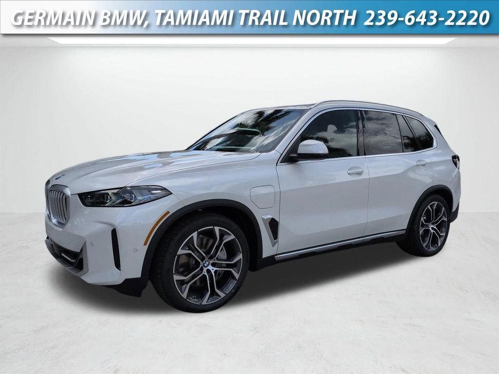 New 2026 Mineral White Metallic BMW xDrive50e image 1