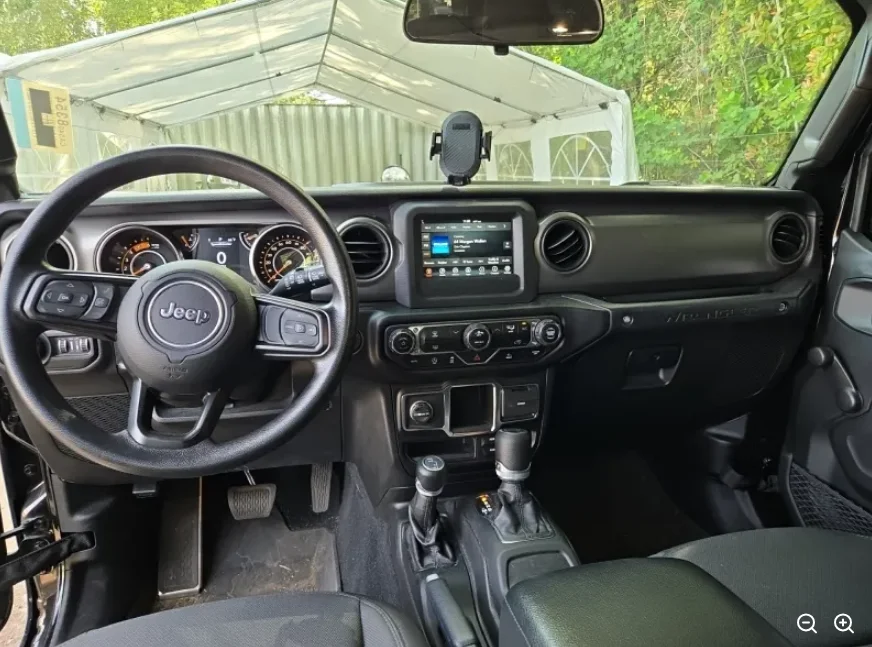 Used 2022 Black Jeep Unlimited Willys image 7