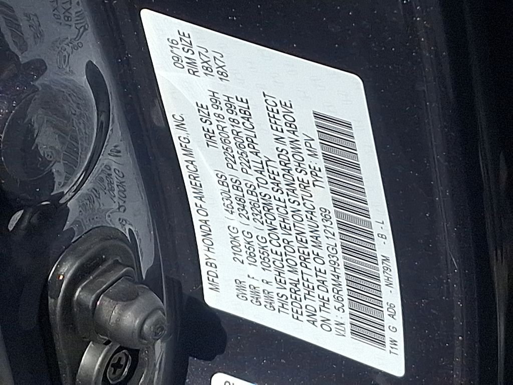 Certified Used 2016 Modern Steel Metallic Honda Touring image 27