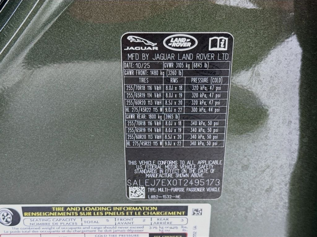 Certified Used 2026 Woolstone Green Metallic Land Rover S image 34