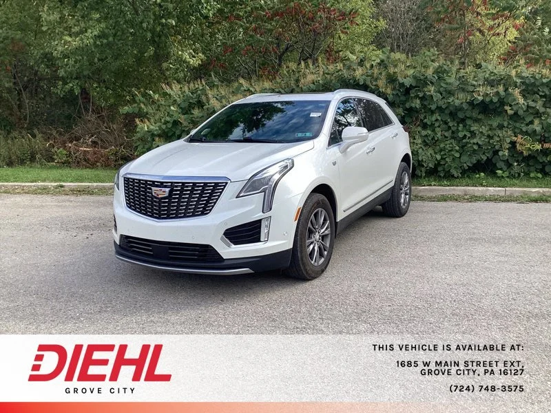 Used 2021 White Cadillac Premium Luxury image 3