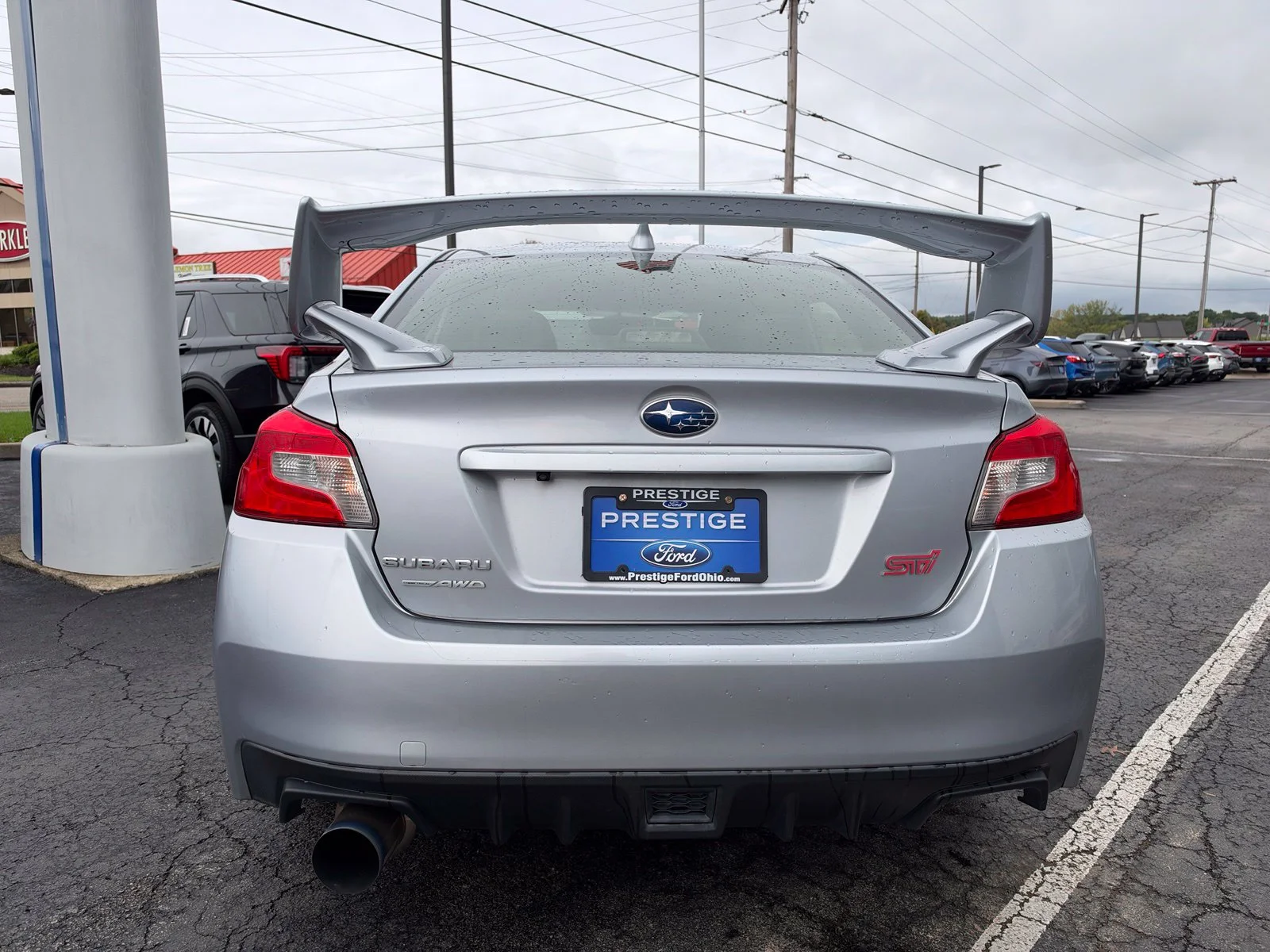 Used 2021 Ice Silver Metallic Subaru STi image 4
