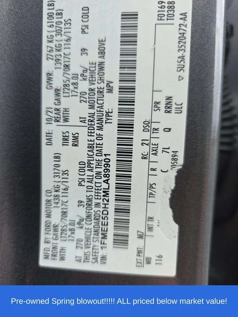 Used 2021 Gray Ford Badlands image 5