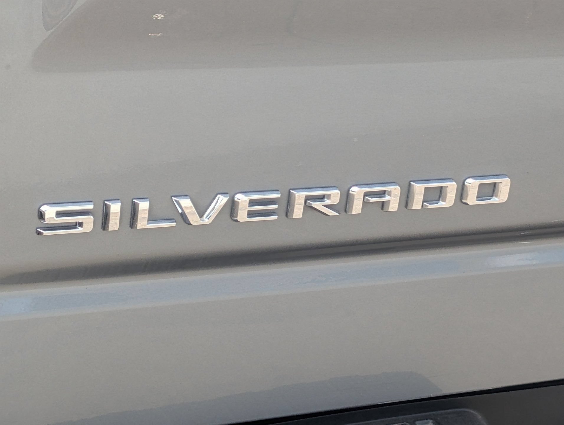 Used 2023 STERLING GRAY METALLIC Chevrolet Work Truck image 2