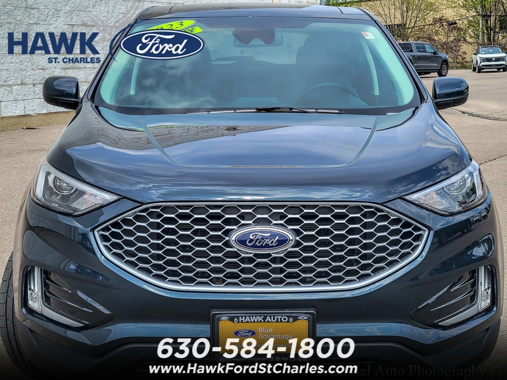 Certified Used 2023 Blue Metallic Ford SEL image 4